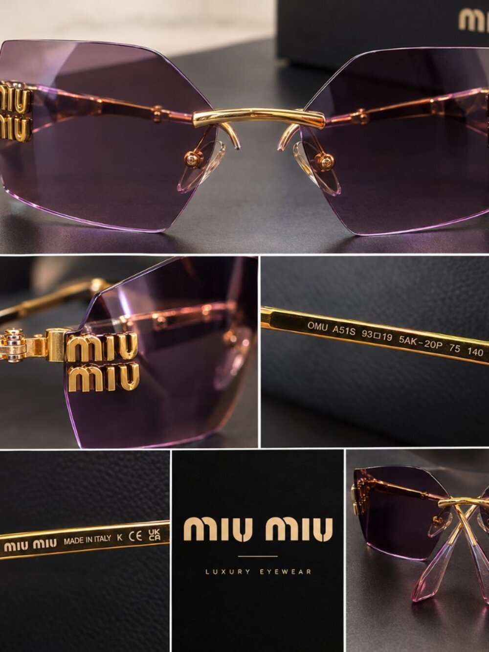 Authentic miumiu glasses
